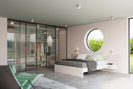 Plafond INEZ gris + 1x bombilla LED G9 3000K cálida 4,5W 510lm