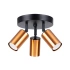Lámpara de techo WINX 3P negro/cobre