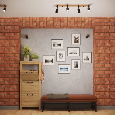 Lámpara de techo FAGER 4L negra