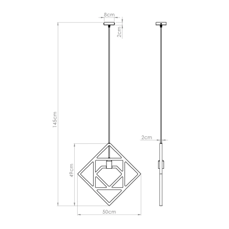 Lámpara colgante CARO
