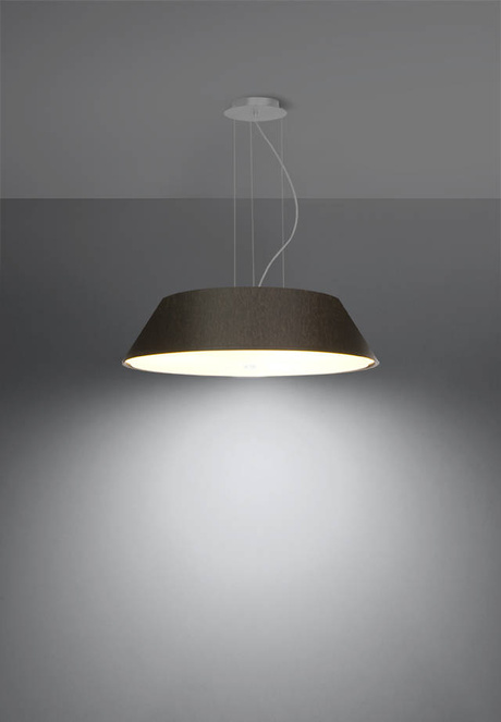 Lámpara de araña VEGA 60 negra + 5 bombillas LED E27 3000K Cálida 7,5W 620lm