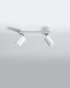 Plafond RING 2 blanco + 2x bombilla LED GU-10 4000K Fría 7W 630lm