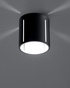 Plafond INEZ negro + 1x bombilla LED G9 3000K Warm 4.5W 510lm
