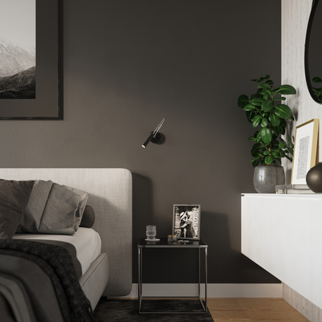 Aplique AXIL negro + 1x bombilla LED G9 3000K Warm 4.5W 510lm