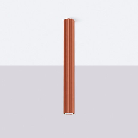 Lámpara de techo KARBON 60 rojo ocre