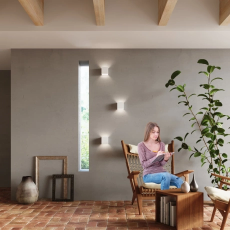 Aplique LUCA LED blanco IP54