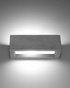 Aplique VEGA 30 hormigón + 1x bombilla LED E27 3000K Cálida 7,5W 620lm