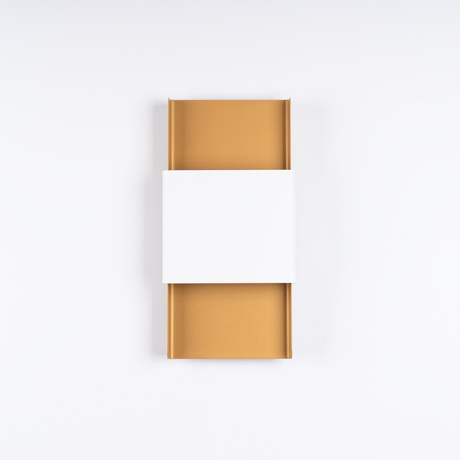 DURLIN Aplique oro/blanco + 2x bombilla LED G9 4000K Frío 4,5W 460lm