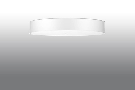 Plafond SKALA 90 blanco + 6x Bombilla LED E27 4000K Fría 7,5W 650lm