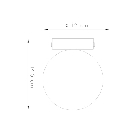 Lámpara de techo YOLI 1 blanca