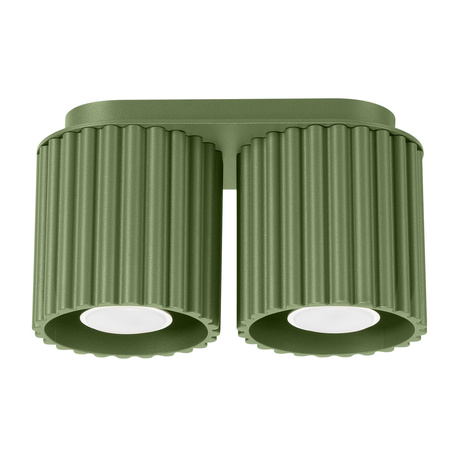 Lámpara de techo AURA 2 verde oliva GU10