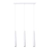 Lámpara colgante PRYSM 3L blanca