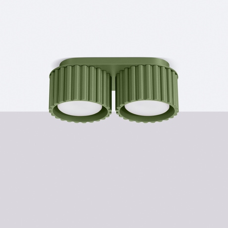 Lámpara de techo AURA 2 verde oliva Gx53