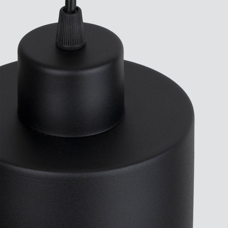 SAVAR 3 lámpara colgante negra + 3x bombilla LED E27 4000K Fría 7,5W 690lm