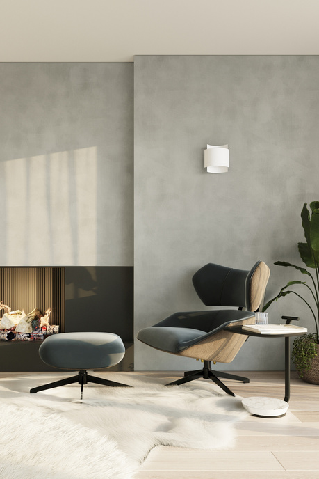 Aplique IMPACT blanco + 1x bombilla LED G9 3000K Warm 4.5W 510lm