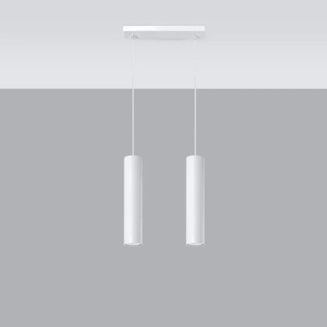 Lámpara colgante LAGOS 2 blanca