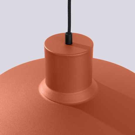 Lámpara colgante BILO rojo ocre