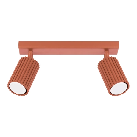 Lámpara de techo KARBON 2 rojo ocre