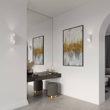 Aplique PENNE 30 blanco + 1x bombilla LED G9 4000K Fría 4,5W 530lm