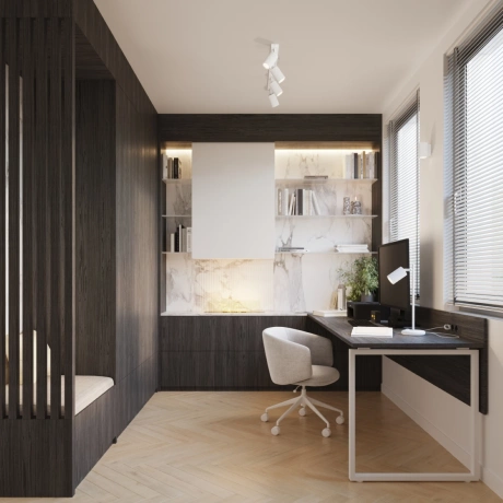 Lámpara de mesa KARBON blanca