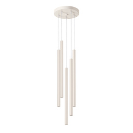 Lámpara colgante PASTELO 5P beige