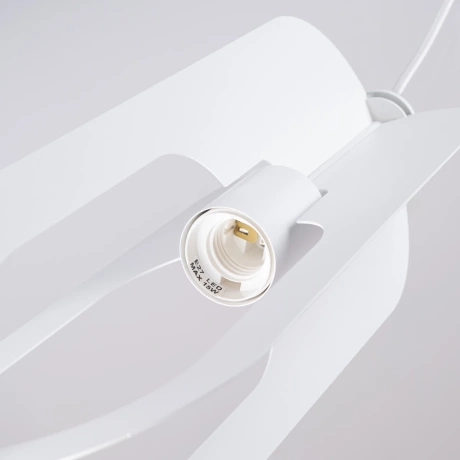 Lámpara colgante NICUS 1 blanca