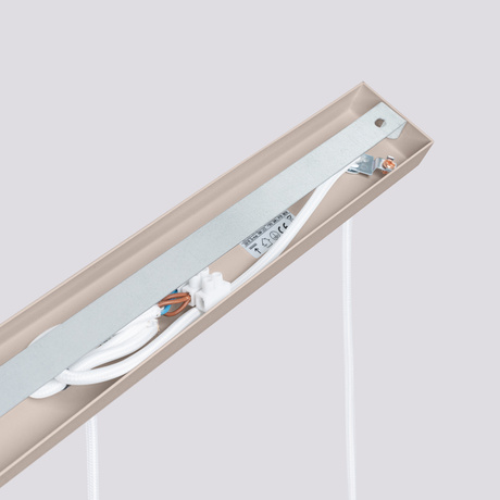 Lámpara colgante KARBON 3L taupe