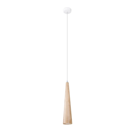Lámpara colgante SULA 1 madera natural