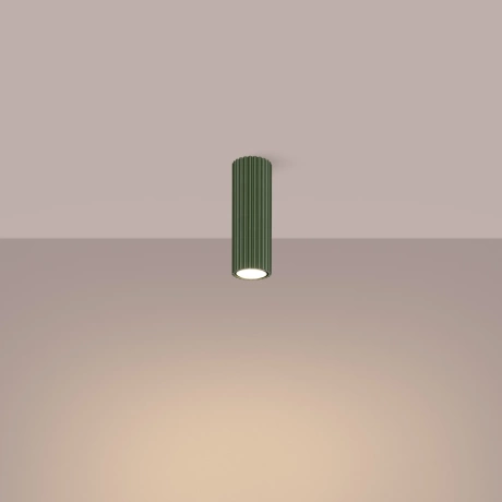 Lámpara de techo KARBON 20 verde oliva