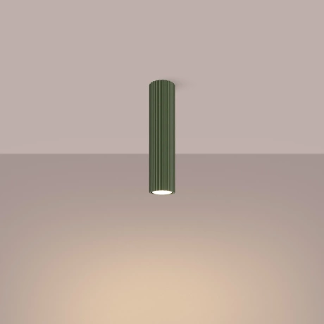 Lámpara de techo KARBON 30 verde oliva
