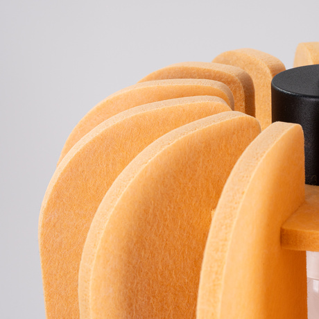 Lámpara colgante MULA 27 amarillo