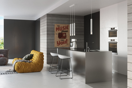 WEZYR 1 lámpara colgante blanca + 1x bombilla LED G9 4000K Fría 4,5W 530lm