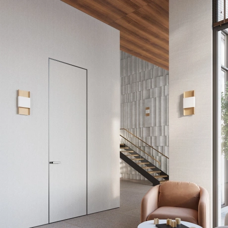 Aplique DURLIN oro/blanco