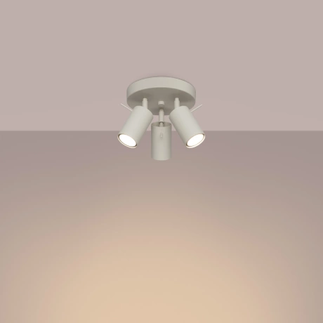 Lámpara de techo RING 3P beige
