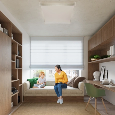 Lámpara de techo LUNA 1 blanca