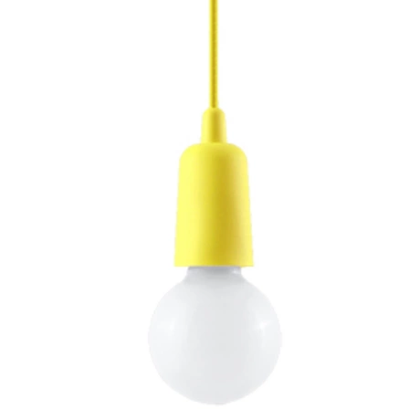 Lámpara colgante DIEGO 1 amarillo