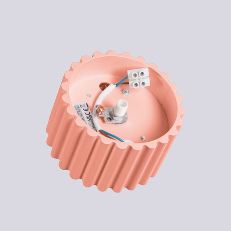 Lámpara de techo AURA 1 melocotón Gx53