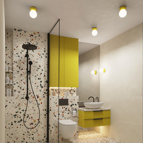 Aplique ZORI amarillo IP44