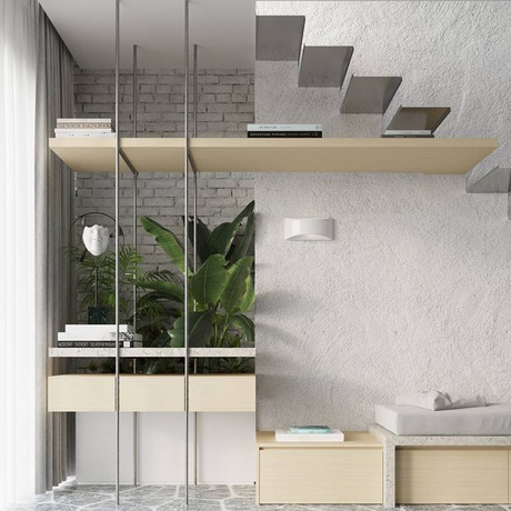 Aplique de cerámica VIXEN blanco + 1x bombilla LED G9 4000K Fría 4,5W 530lm