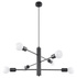 DUOMO araña 6 + 6x bombilla LED E27 4000K Fría 7,5W 650lm