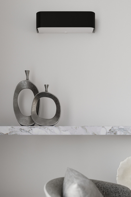 Lámpara LOKKO 55 negra + 5 bombillas LED E27 4000K Fría 7,5W 650lm