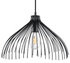 Lámpara colgante UMB negra + 1x bombilla LED E27 4000K Fría 7,5W 650lm