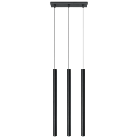 Lámpara colgante PASTELO 3 negro