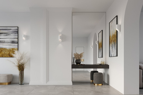 Aplique PENNE 30 blanco + 1x bombilla LED G9 4000K Fría 4,5W 530lm