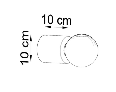 Aplique SALGADO madera natural + 1x bombilla LED E27 4000K Fría 7.5W 650lm