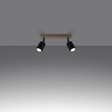 Plafón VERDO 2 negro