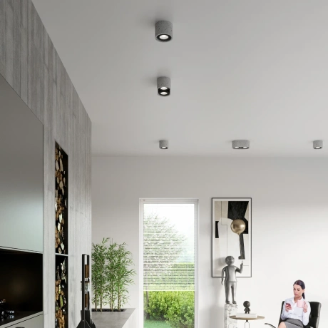 Lámpara de techo BASIC 2 hormigón