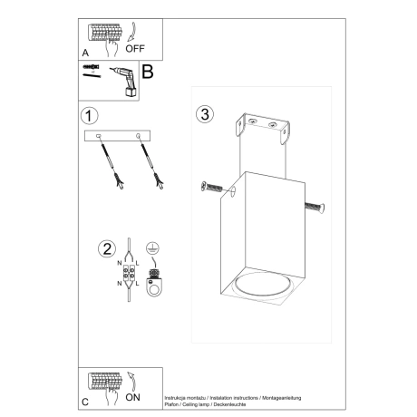 Lámpara de techo KEKE 10 roble