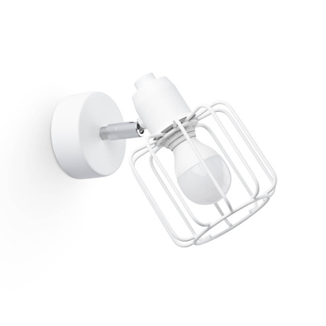 Aplique BELUCI 1 blanco + 1x bombilla LED E14 3000K Cálido 7,5W 620lm