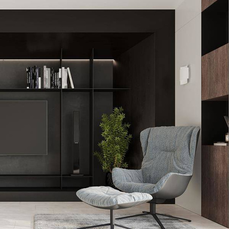 Aplique HESTIA blanco + 1x bombilla LED G9 4000K Fría 4,5W 530lm